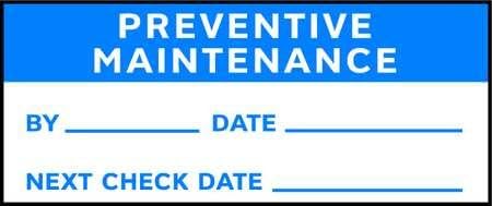 Inspection Label for Maintenance by Stranco Inc - 350 Labels