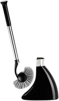 simplehuman Toilet Brush with Caddy Stainless Steel, Black - Compact