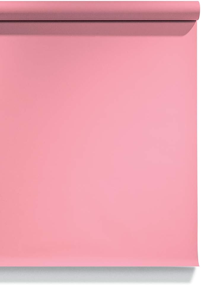 Superior Seamless Photography Background Paper in Carnation Pink