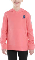 Carhartt Girls' Hoodie Fleece Pullover Sweatshirt - Durable Everyday
