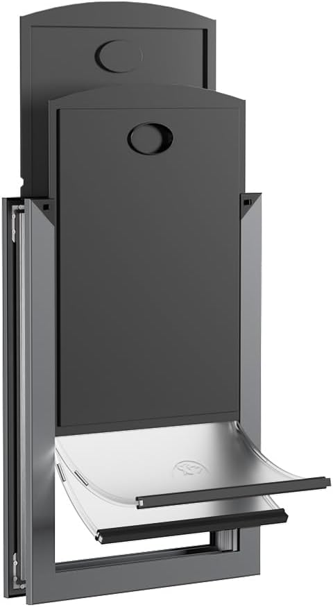 Rescumascer Aluminum Large Dog Door for Easy Pet Access