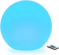 LED Glowing Ball Light 10in Cordless Color Changing Mood Lamp