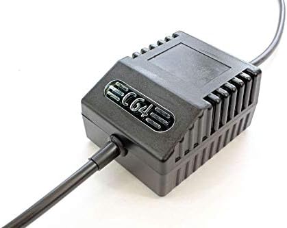 C64 PSU Classic Black US - Reliable Replacement Power Supply