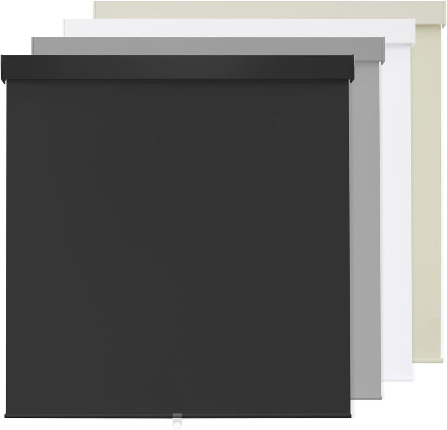 100% Blackout Roller Shades Cordless Blinds for Indoor Windows