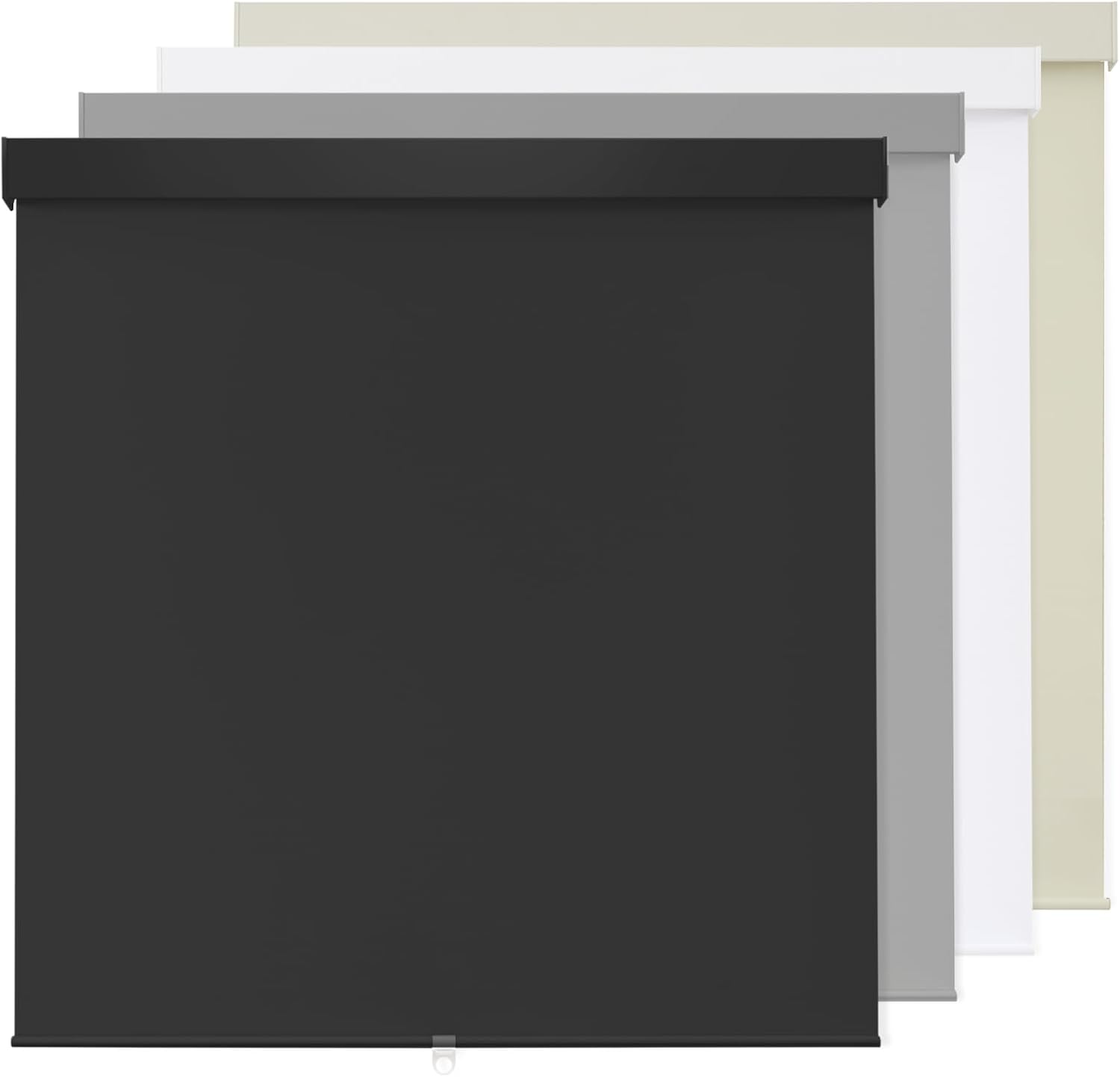 100% Blackout Roller Shades for Indoor Windows - Cordless Blinds