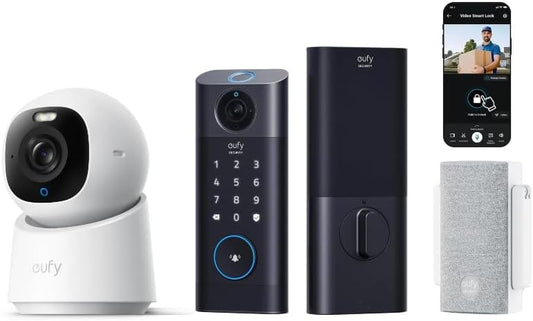 eufy Smart Lock S330 + Indoor Cam E30 Combo, Ultimate Security Duo