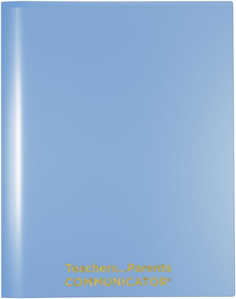 Nicky's Folders Parent-Teacher Communicator, 24 Pack, Powder Blue
