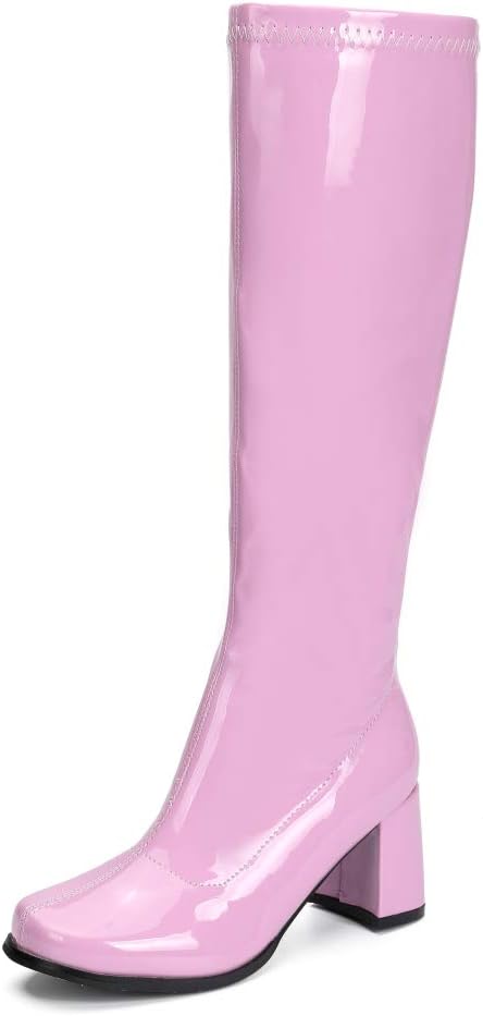 LIURUIJIA Women's Gogo Boots for Retro Disco Costume Fun