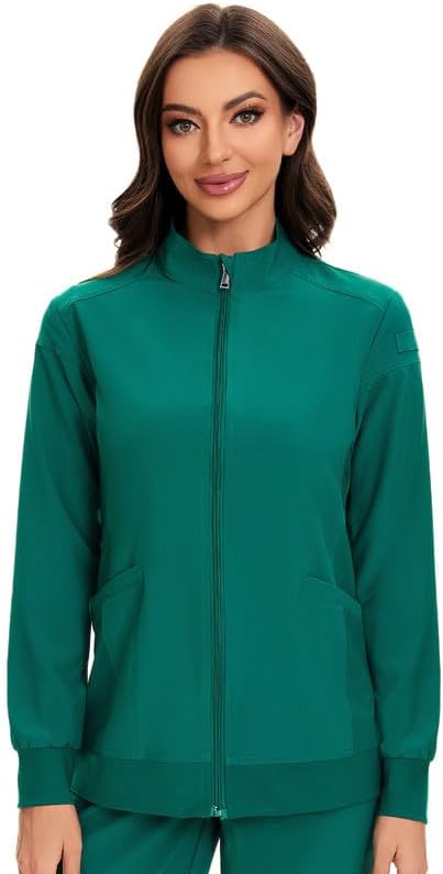 COZYFIT Scrub Jackets for Women with Ample Storage and Comfort