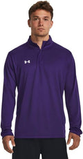 Men's Team Tech 1/4 Zip Loose Royal Blue Long Sleeve Shirt