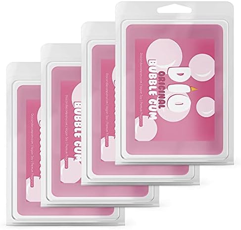 Bubblegum Wax Melts Original Scented Soy for Lasting Aroma