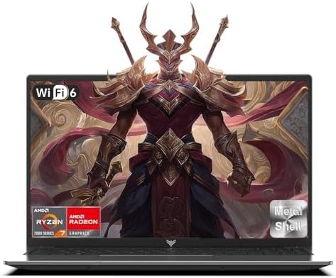 2025 Gaming Laptop with AMD Ryzen7 5000 Series and 16GB RAM