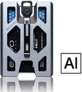 Aluminum GOVO Badge Holder Wallet - Durable 4-Card ID Carry