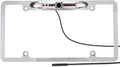 Backup HD Camera Frame License Plate Rear View Night Vision - Clear