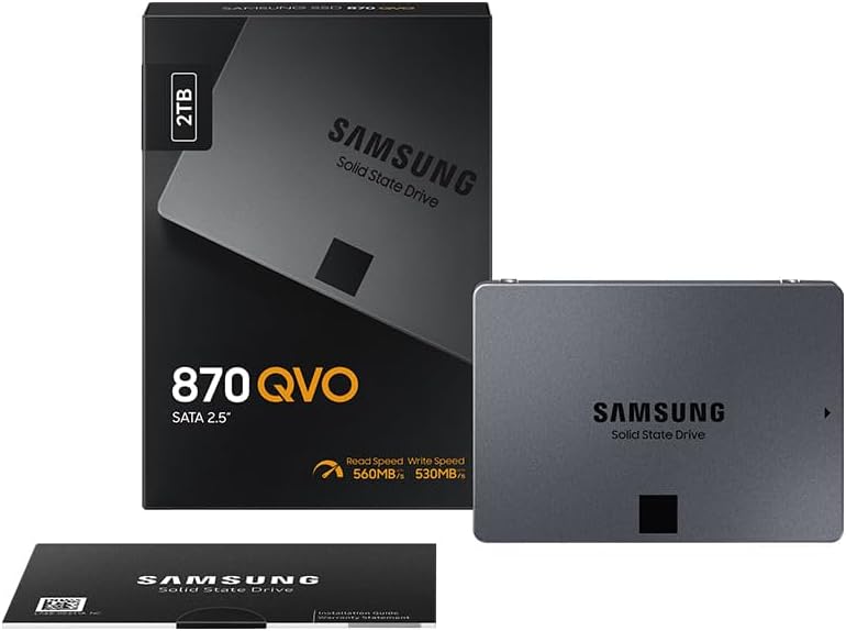 SAMSUNG 870 QVO 4 TB SATA Internal Solid State Drive for PCs
