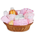 Baby Box Shop Baskets for Girls - 17 Newborn Essentials Gift Set