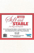 Soft and Stable White 100% Polyester Stabilizer 72in x 58in - Durable