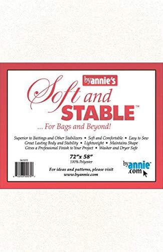Soft and Stable White 100% Polyester Stabilizer for Crafting