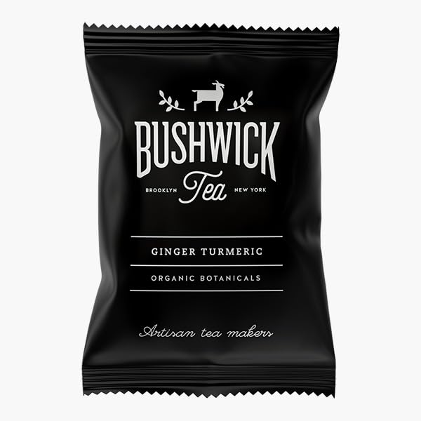 Ginger Turmeric Herbal Tea Sachets for Health and Wellness