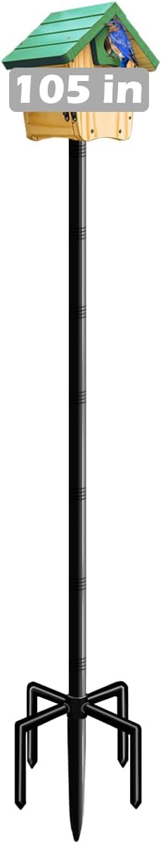 Adjustable Heavy Duty Bird Feeder Pole - Universal Mounting Kit