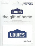 Lowe's Gift Card for All Occasions - Perfect for Home Projects