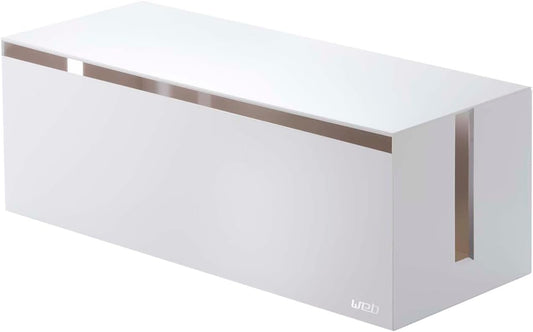 Yamazaki Cable Box - Neatly Organize Cords! - White