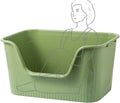 Extra Large Litter Box with High Sides - Best for Big Cats