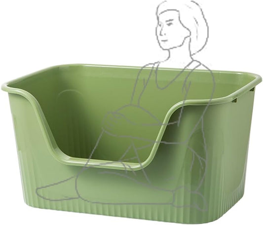 Extra Large Litter Box for Big Cats - High Sided & Durable