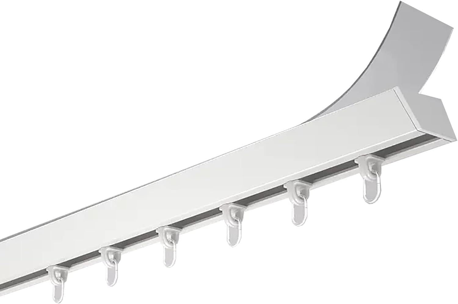 Easy Install Ceiling Curtain Track - No Drill!