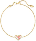 Kendra Scott Ari Heart Link Chain Bracelet for Women - Dainty Jewelry