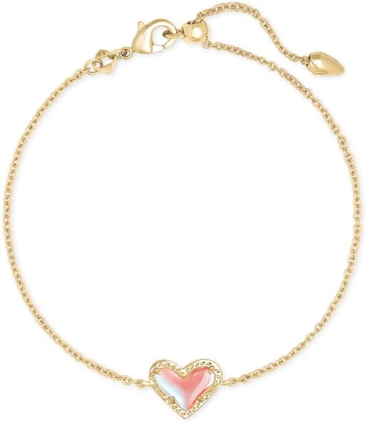 Kendra Scott Ari Heart Link Chain Bracelet for Women - Dainty Jewelry