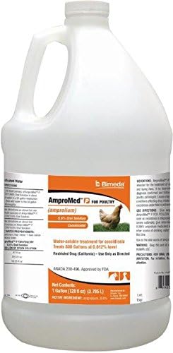 Ampromed for Poultry - Effective Coccidiostat Treatment 1 Gallon