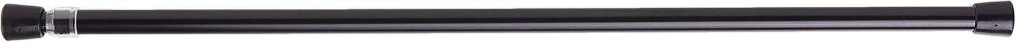 Rod Desyne Black Spring Tension Rod 18-28: Easy Install & Adjustable