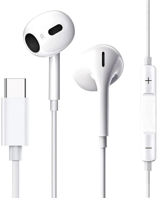 Noise-Canceling USB C Earbuds for iPhone, Samsung, & More