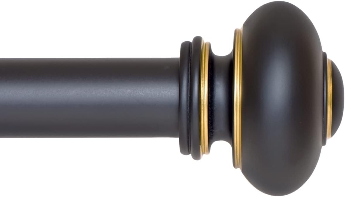 Ivilon Drapery Window Curtain Rod - Classic Design for Any Room