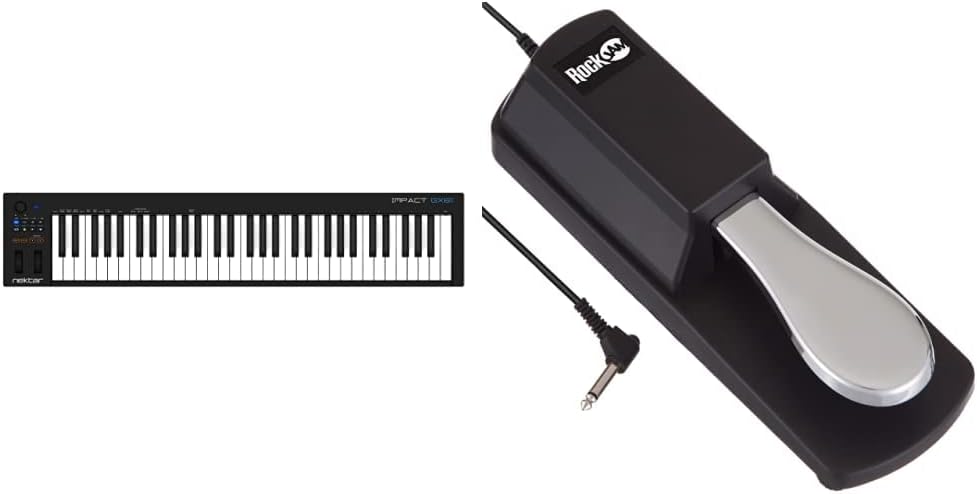Nektar 61-Key MIDI Controller with RockJam Sustain Pedal Bundle