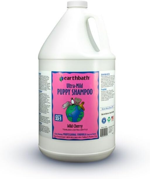 Ultra-Mild Wild Cherry Puppy Shampoo for Soft, Clean Coats