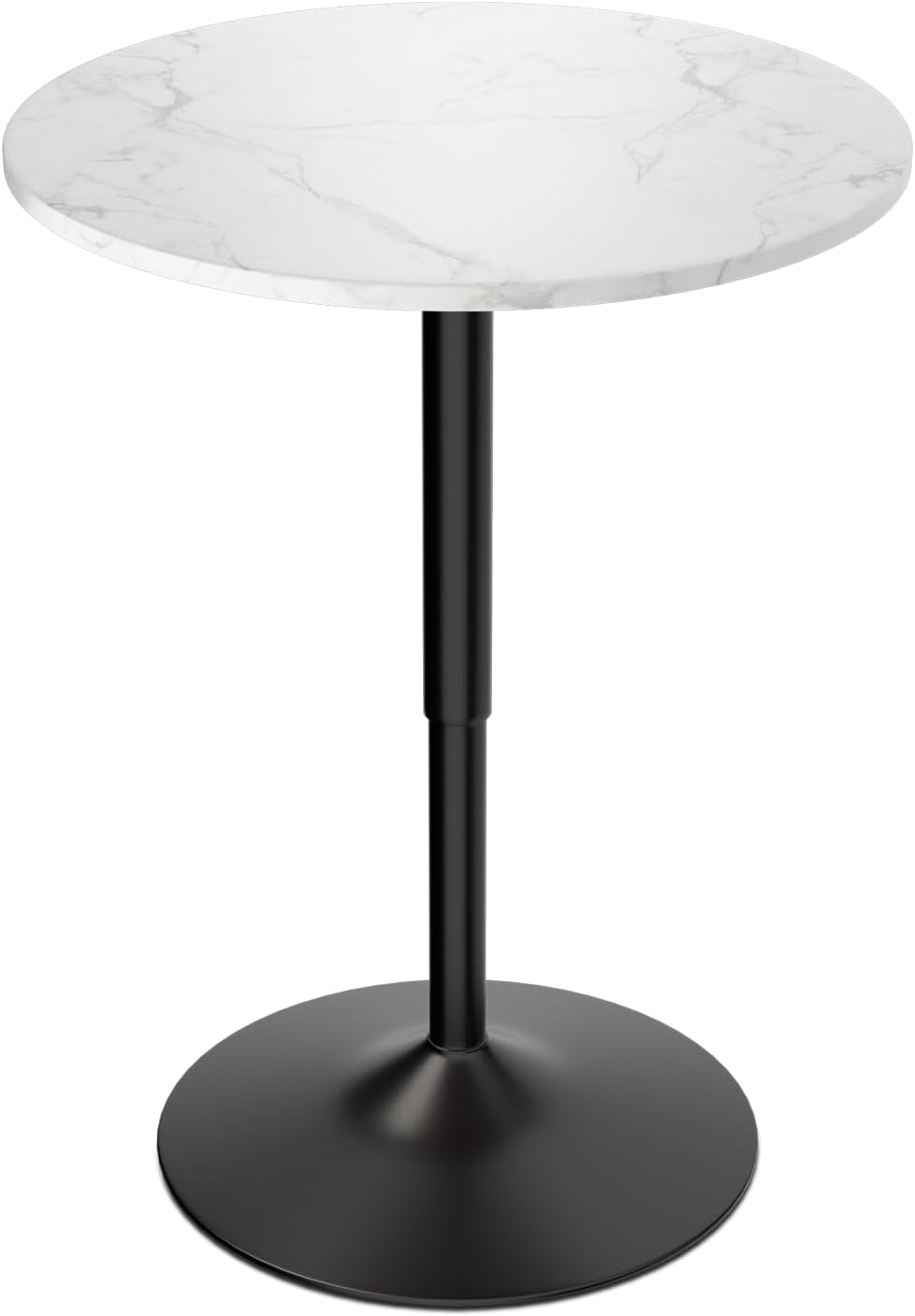 Adjustable Height Round Pub Table for Versatile Living Spaces