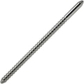 Ribbed Urethral Sound for Men - 10mm Surgical Steel Sound