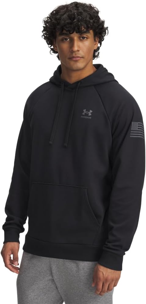 Under Armour mens Freedom Flag Hoodie for Ultimate Comfort