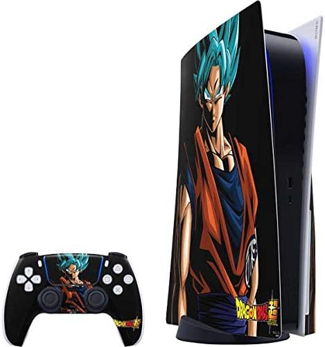 Skinit Decal Gaming Skin for PS5 Bundle - Dragon Ball Super Goku