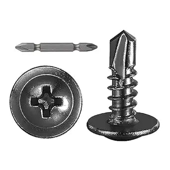 Wensilon 400Pcs Self-Tapping Screws for Sheet Metal Projects