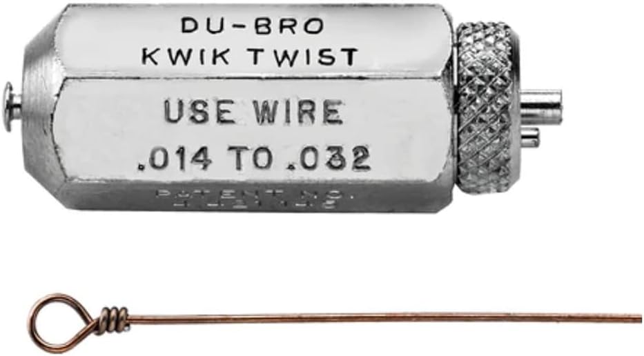DU-BRO Kwik Twist Fishing Tool - Leader Making Kit - Silver