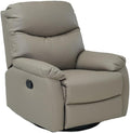 Ergonomic Swivel Rocker in Natural Leather - RTKEXC