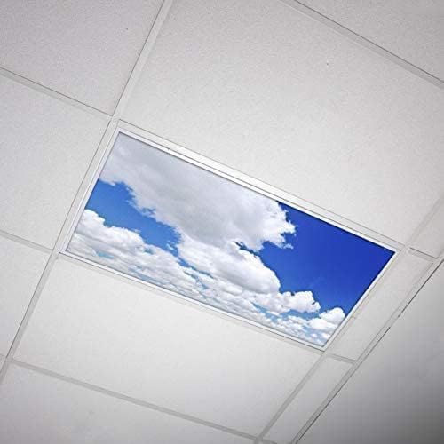 Fluorescent Light Cover for Classroom Ceiling Lights Clouds