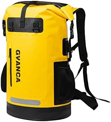GVANCA Waterproof Dry Bag Backpack 85L Yellow