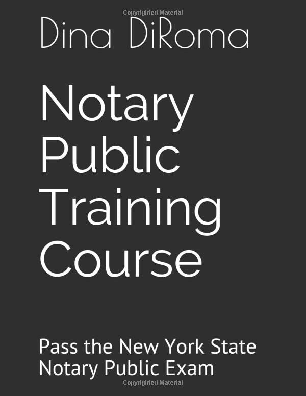 Notary Public Training Course for New York State Exam Success