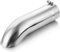 LCGP 4 in Inlet Turn Down Exhaust Tip, 15 in Length - Polished