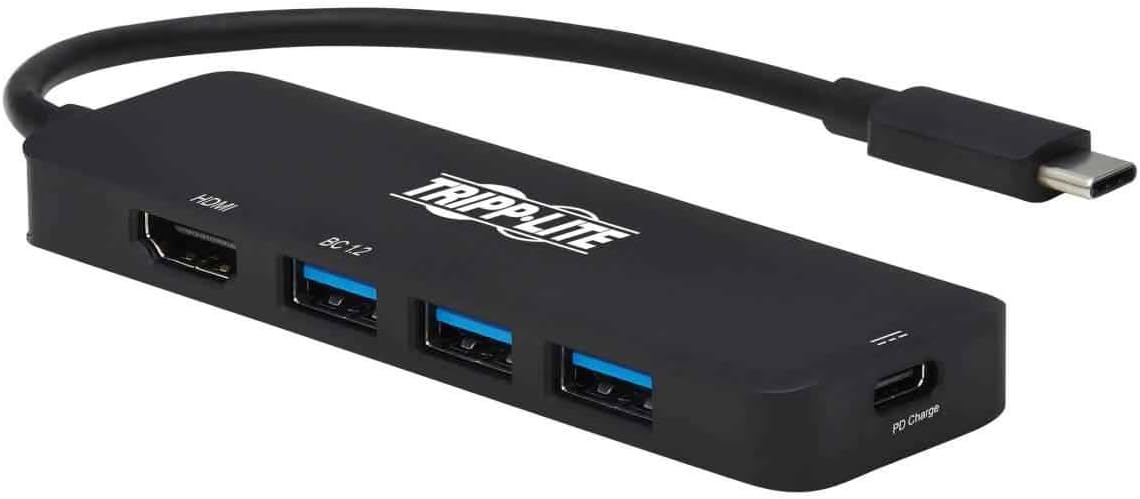 Tripp Lite USB C Multiport Adapter for 4K Video and Charging