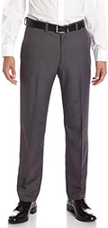 Haggar Men's Cool 18 Classic Fit Casual Flat Front Pants for Comfort